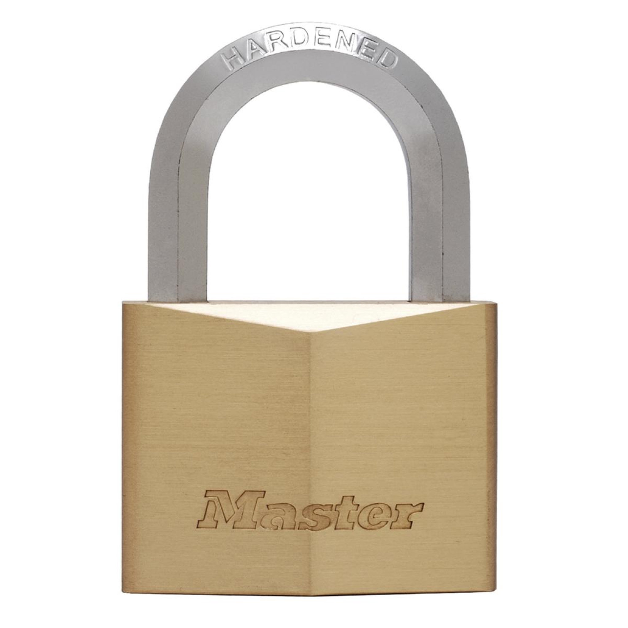 Master lock 1145eurd cadenas à clé en laiton massif et anse hexagonale, doré, 7,2 x 4 x 2,1 cm
