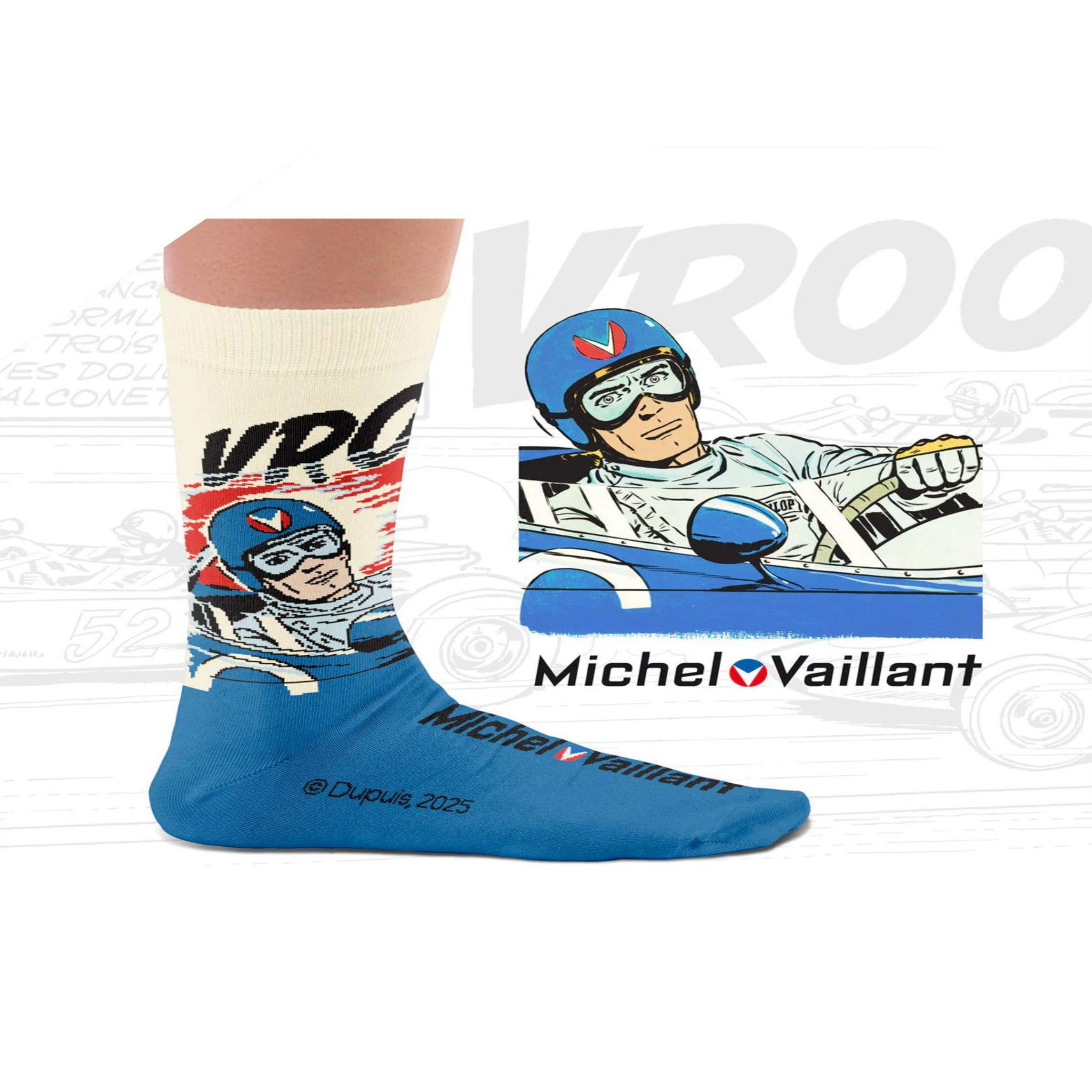 Voir la diapositive 3 : SOCK AFFAIRS Chaussettes michel vaillant, pilote légendaire