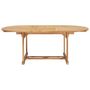 Voir la diapositive 4 : VIDAXL Table de jardin extensible 150-200x100x75 cm Teck solide