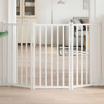 VIDAXL Barriere pour chien pliable 3 panneaux 150 cm bois sapin massif