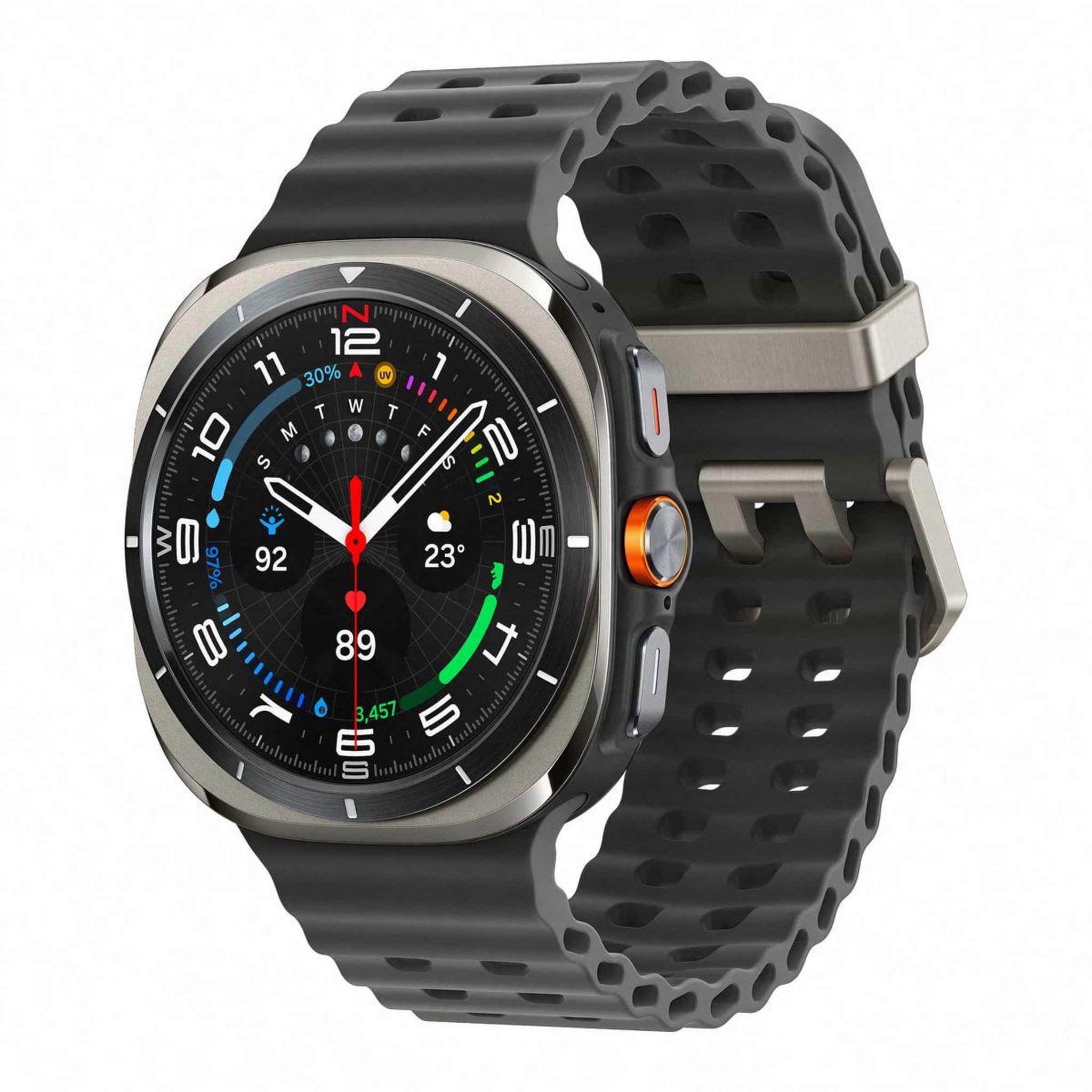 Voir la diapositive 1 : Samsung Montre connectée Galaxy Watch Ultra Argent Titane