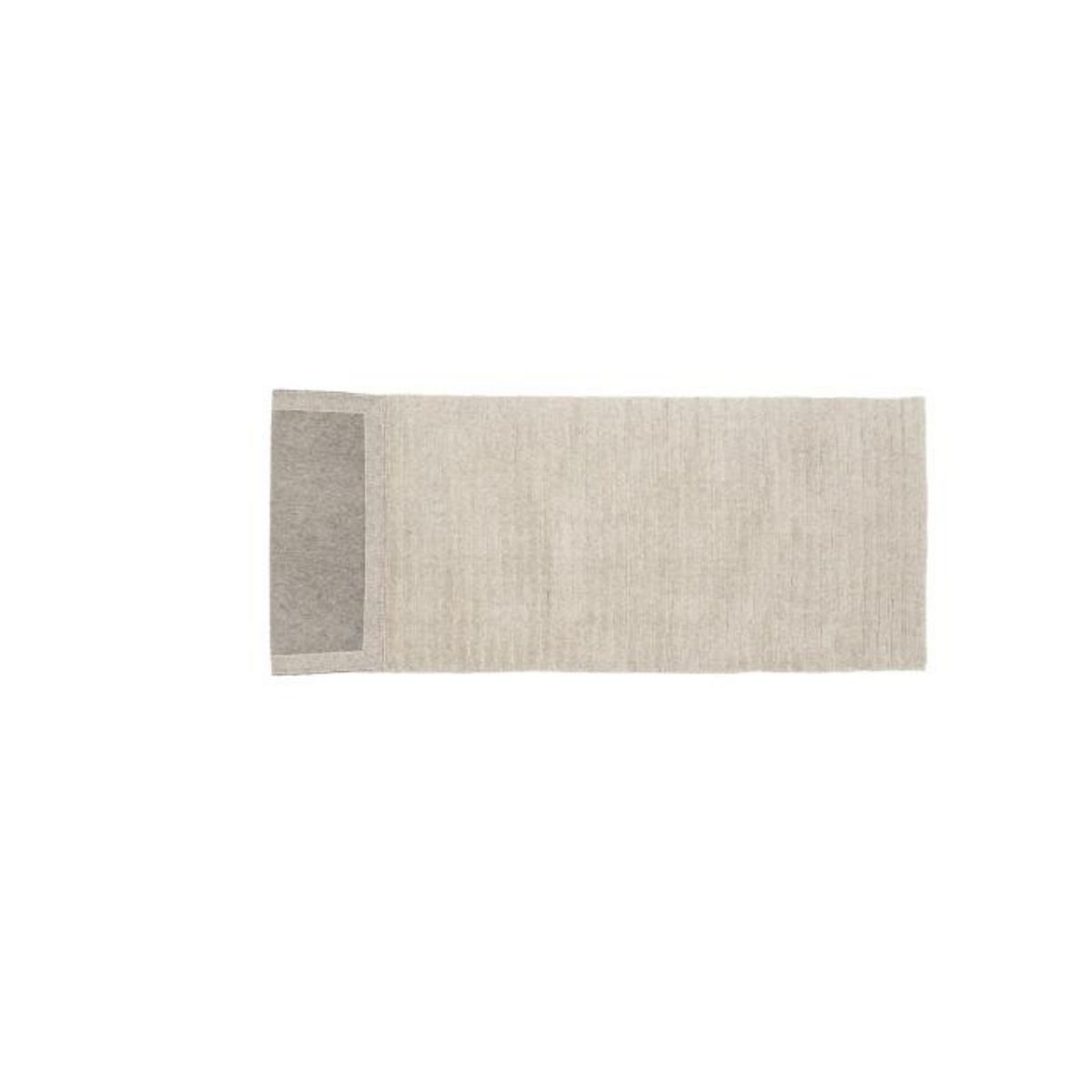 Paris Prix Tapis Design  Milton  70x200cm Gris Clair