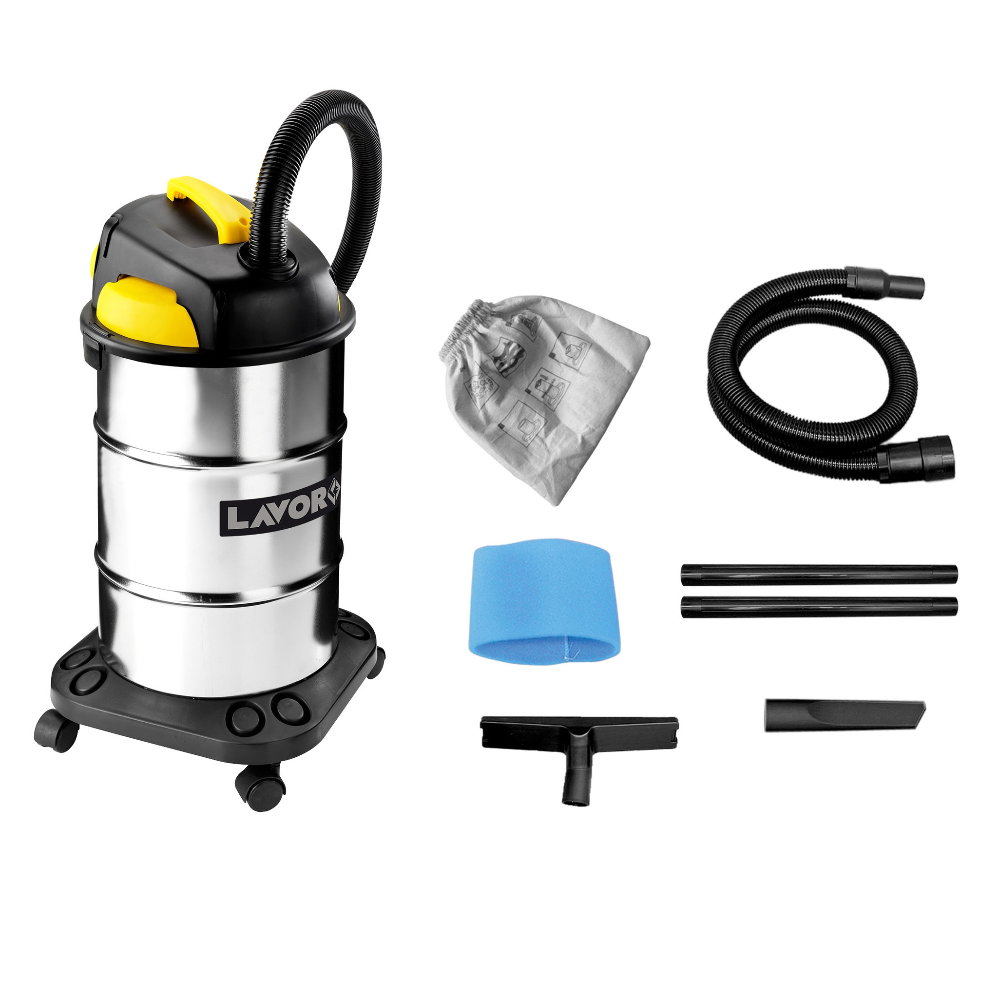 Voir la diapositive 1 : LAVOR Aspirateur eau et poussière VAC 30S - 1200W