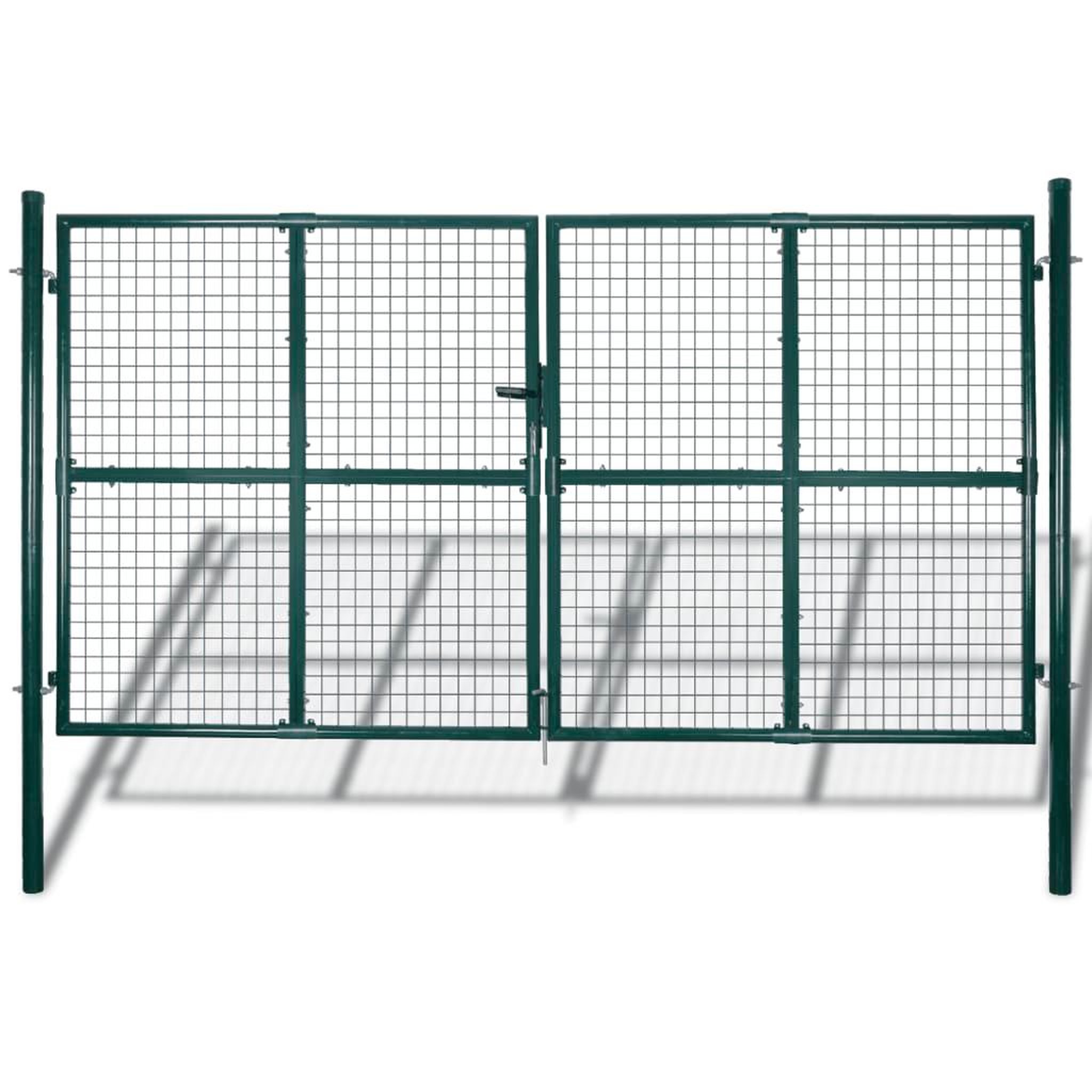 VIDAXL Portail double 300x150 cm en acier thermolaque