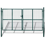 VIDAXL Portail double 300x150 cm en acier thermolaque