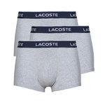Lacoste X3 Boxers Gris Homme Lacoste Court. Coloris disponibles : Gris