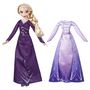 Voir la diapositive 1 : HASBRO Pack styles d'Arendelle - Poupée Elsa avec chemise de nuit + robe de jour et accessoires - La reine des neiges 2