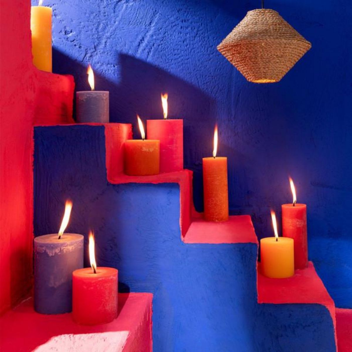 Paris Prix Bougie Pilier Extérieur  Odessa  21cm Rose