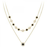 SC BOHEME Collier SC Bohème orné de Cristaux scintillants