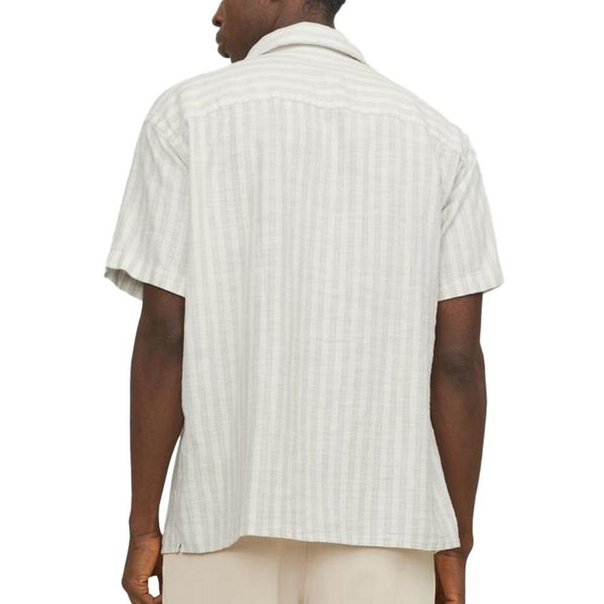 Jack & Jones Chemise Rayure /Beige Homme Jack & Jones Stripe Resort