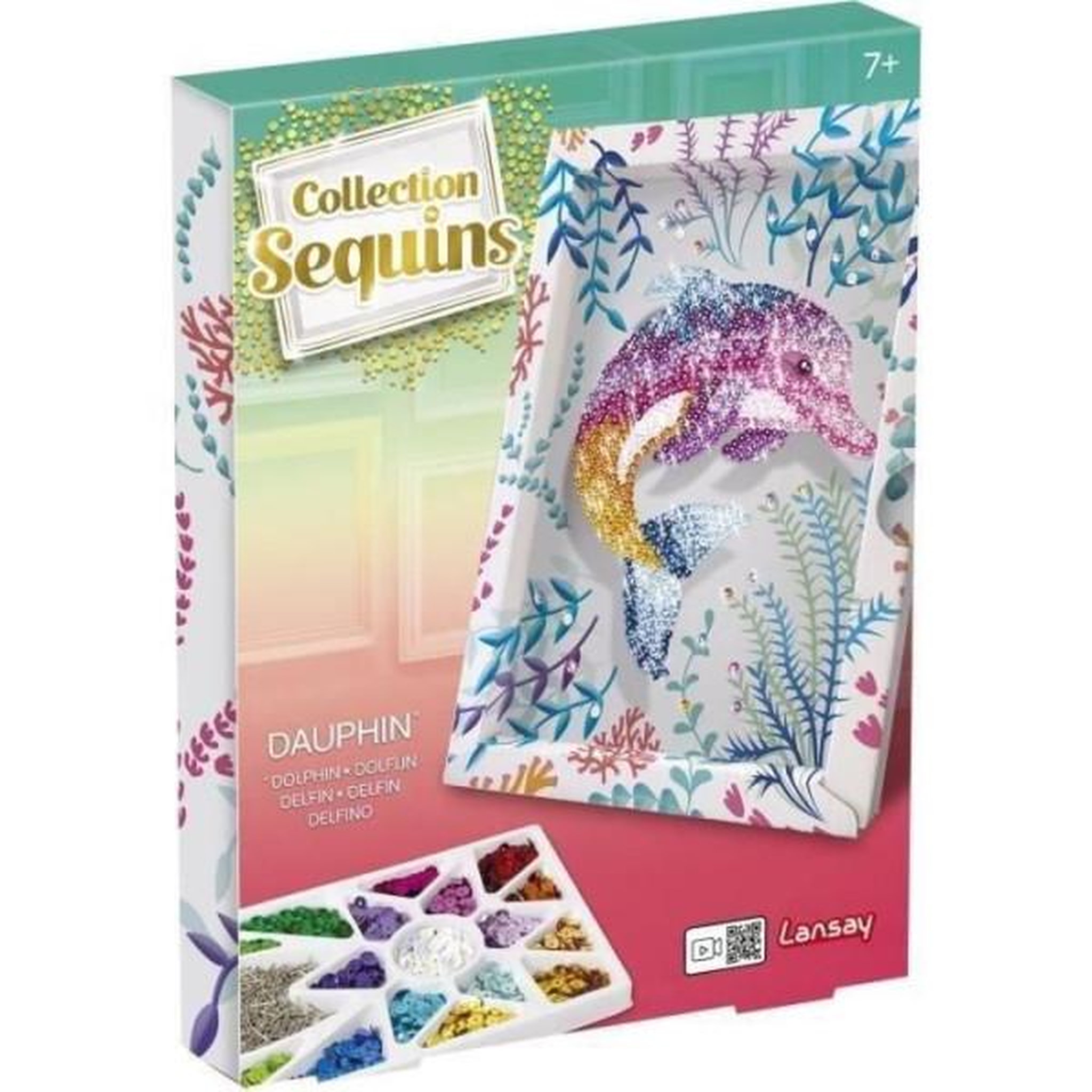 LANSAY Jeu de création - LANSAY - 20326 - Collection Sequins Dauphin