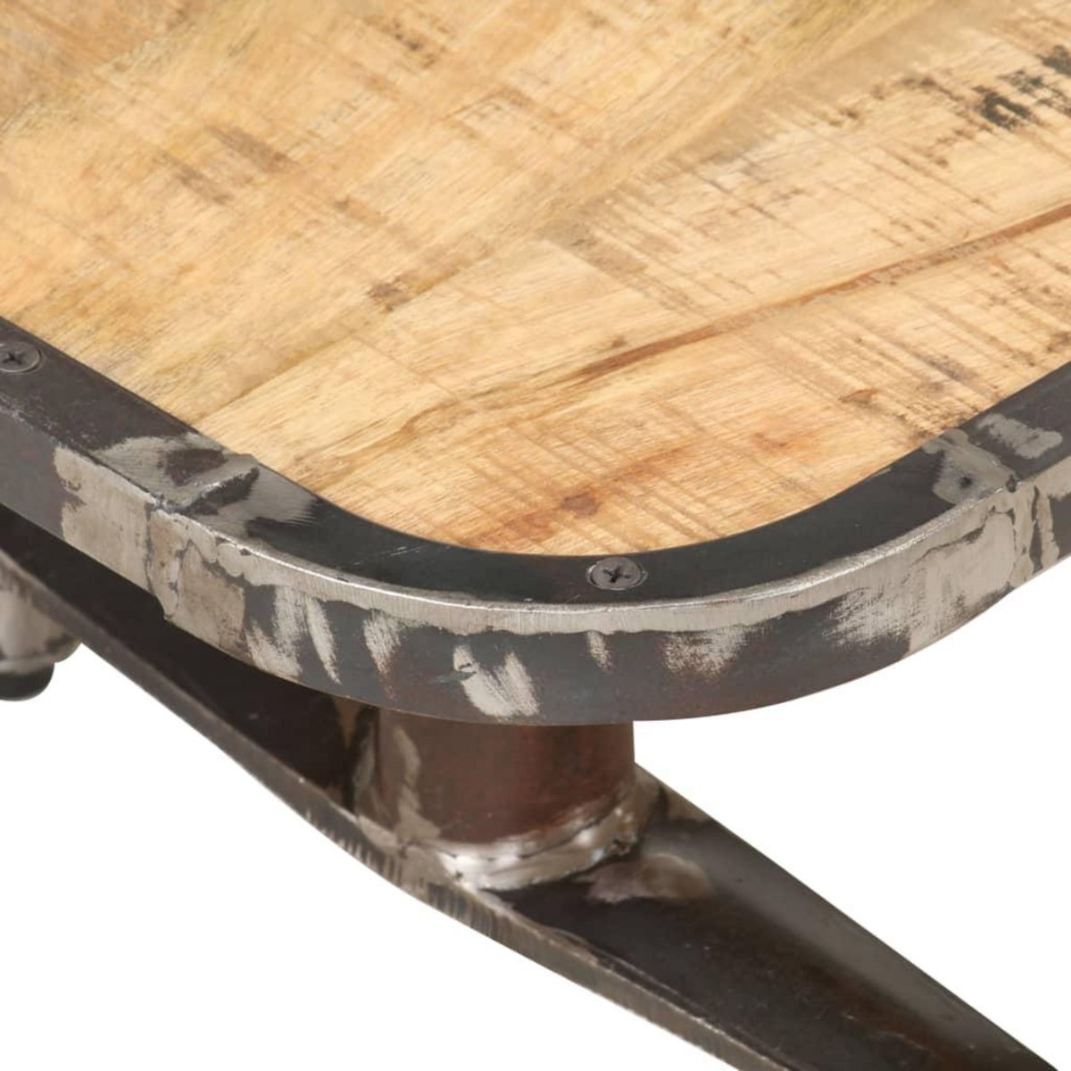 VIDAXL Meuble TV 160x30x40 cm Bois de manguier massif