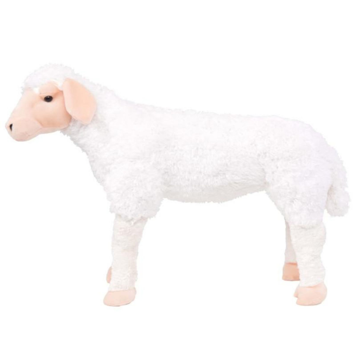 VIDAXL Jouet en peluche Mouton Blanc XXL