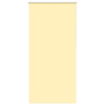 VIDAXL Store enrouleur occultant jaune largeur du tissu 90,7 cm