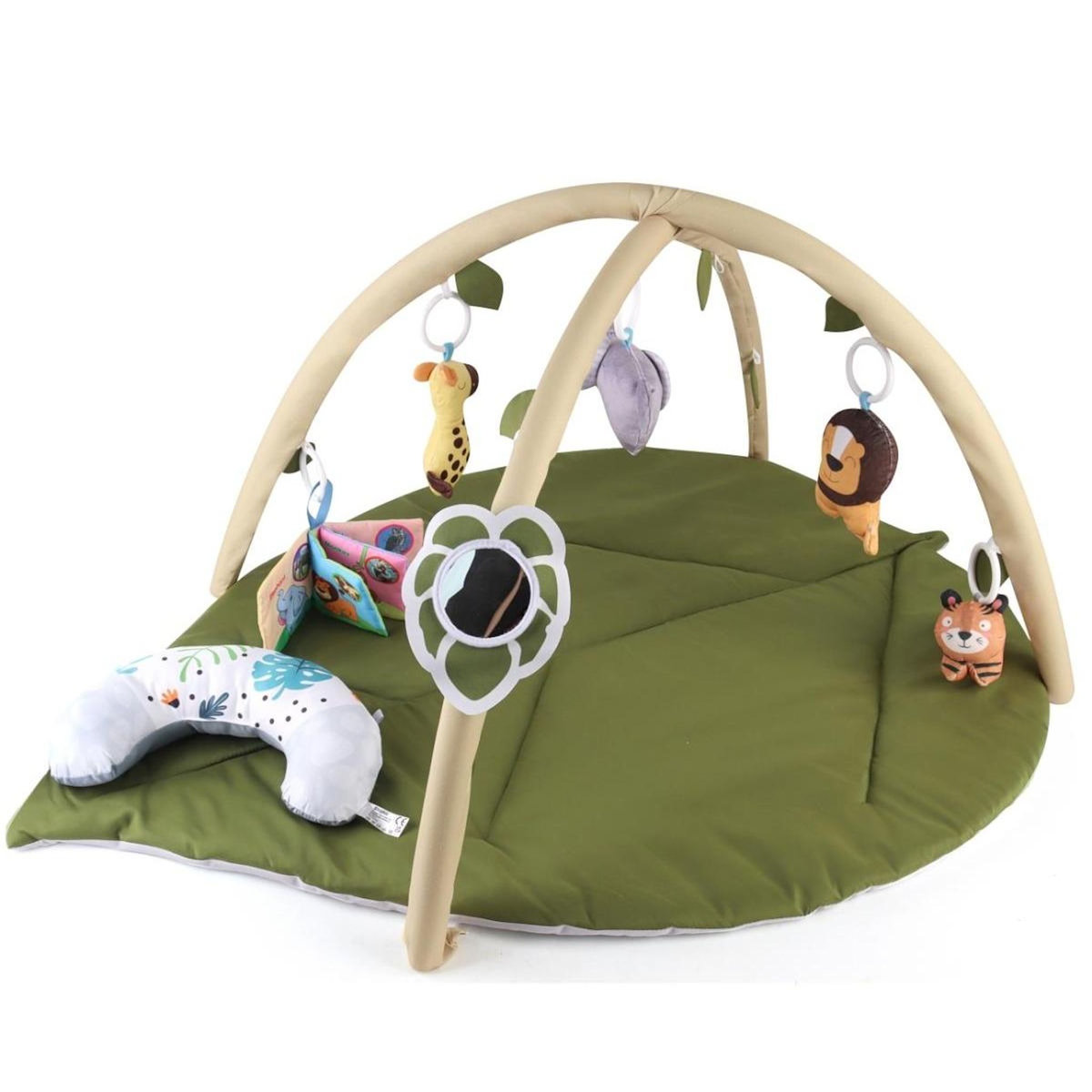 MILLY MALLY Tapis d'éveil TinyMini Forêt de feuilles vertes