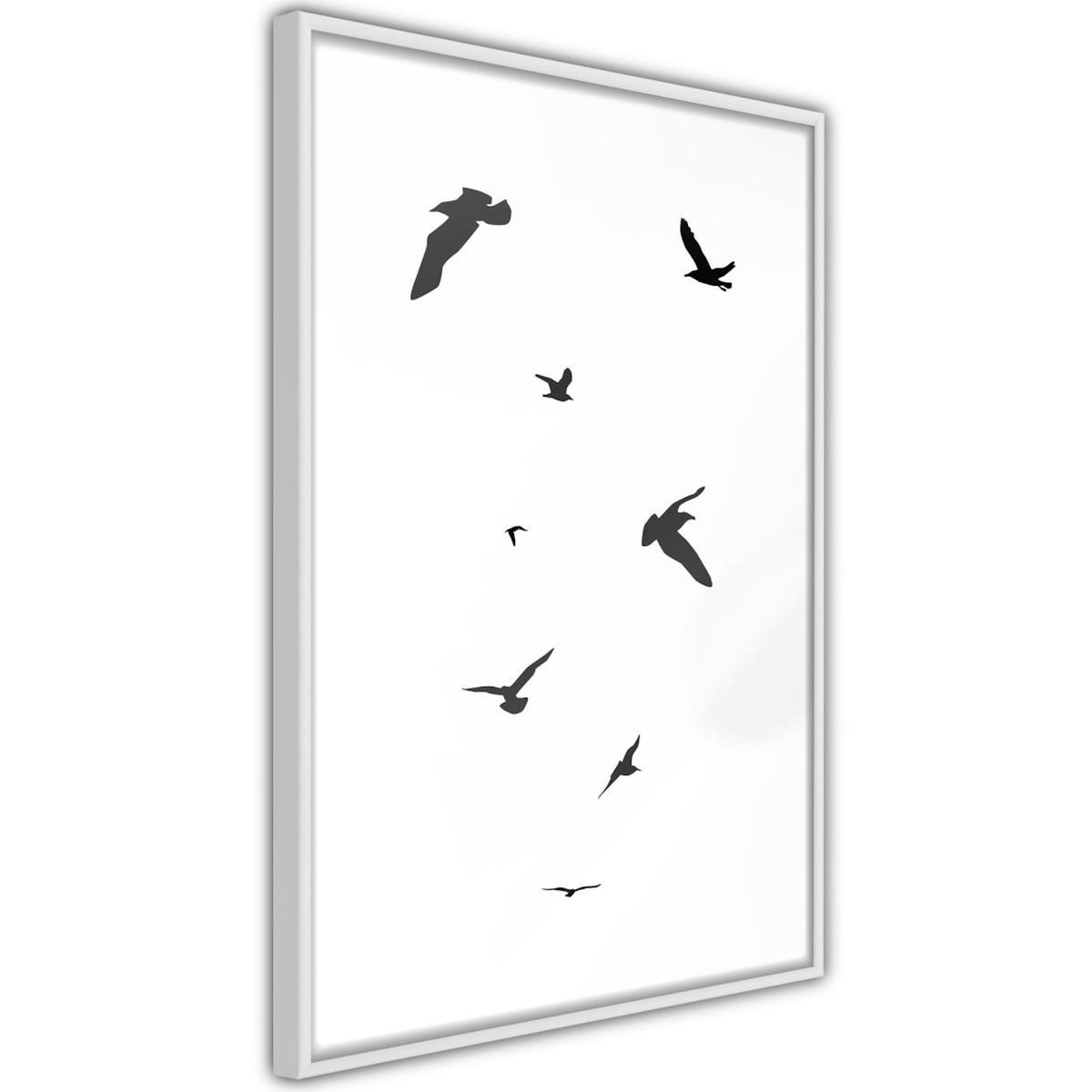 Paris Prix Affiche Murale Encadrée  Birds