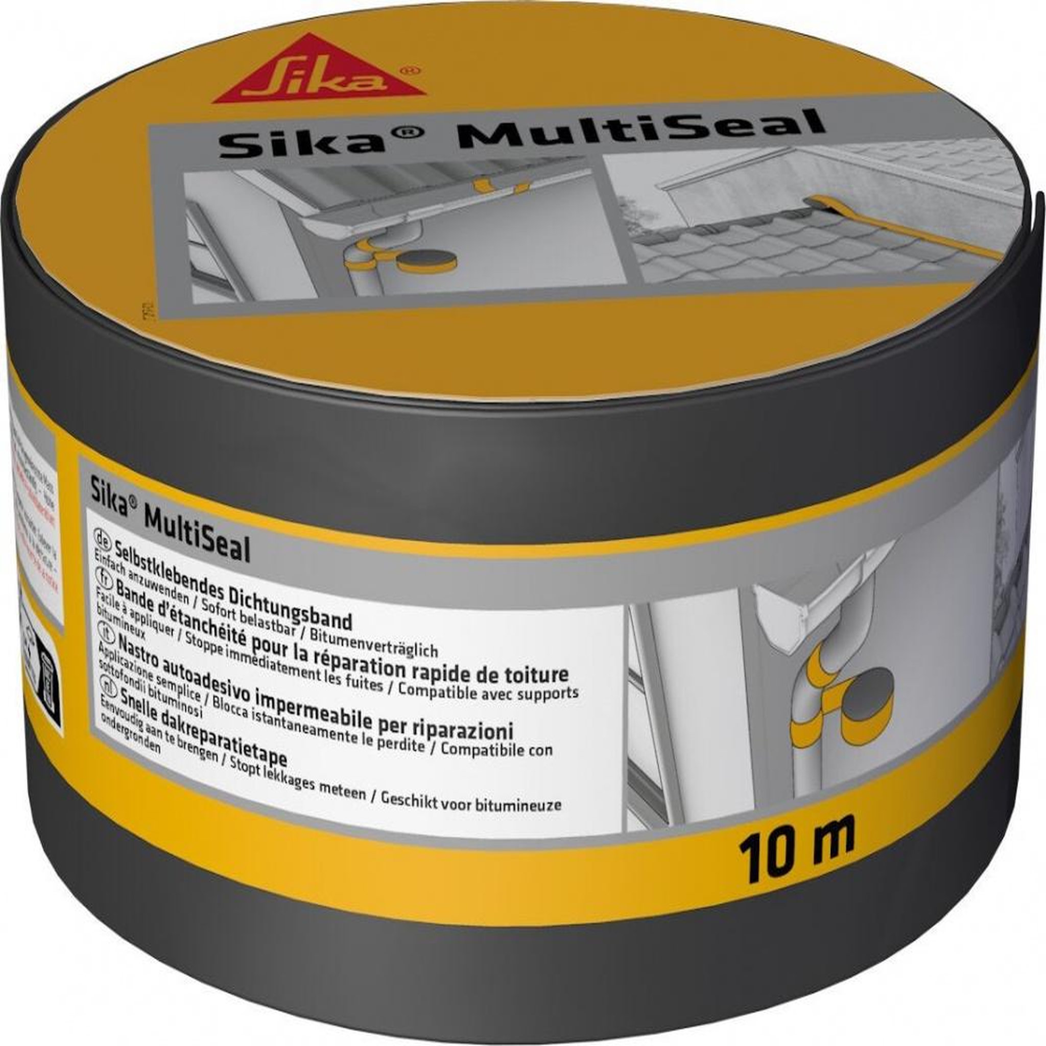 Sika Bande Adhésive D'Étanchéité Sika Multiseal L.10 X L.0.075 M 1153 G/M²