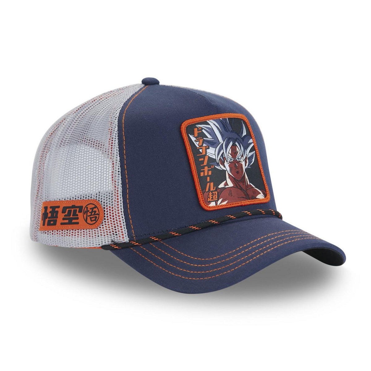 CAPSLAB Casquette homme trucker en canvas de coton Dragon Ball Super Ultra