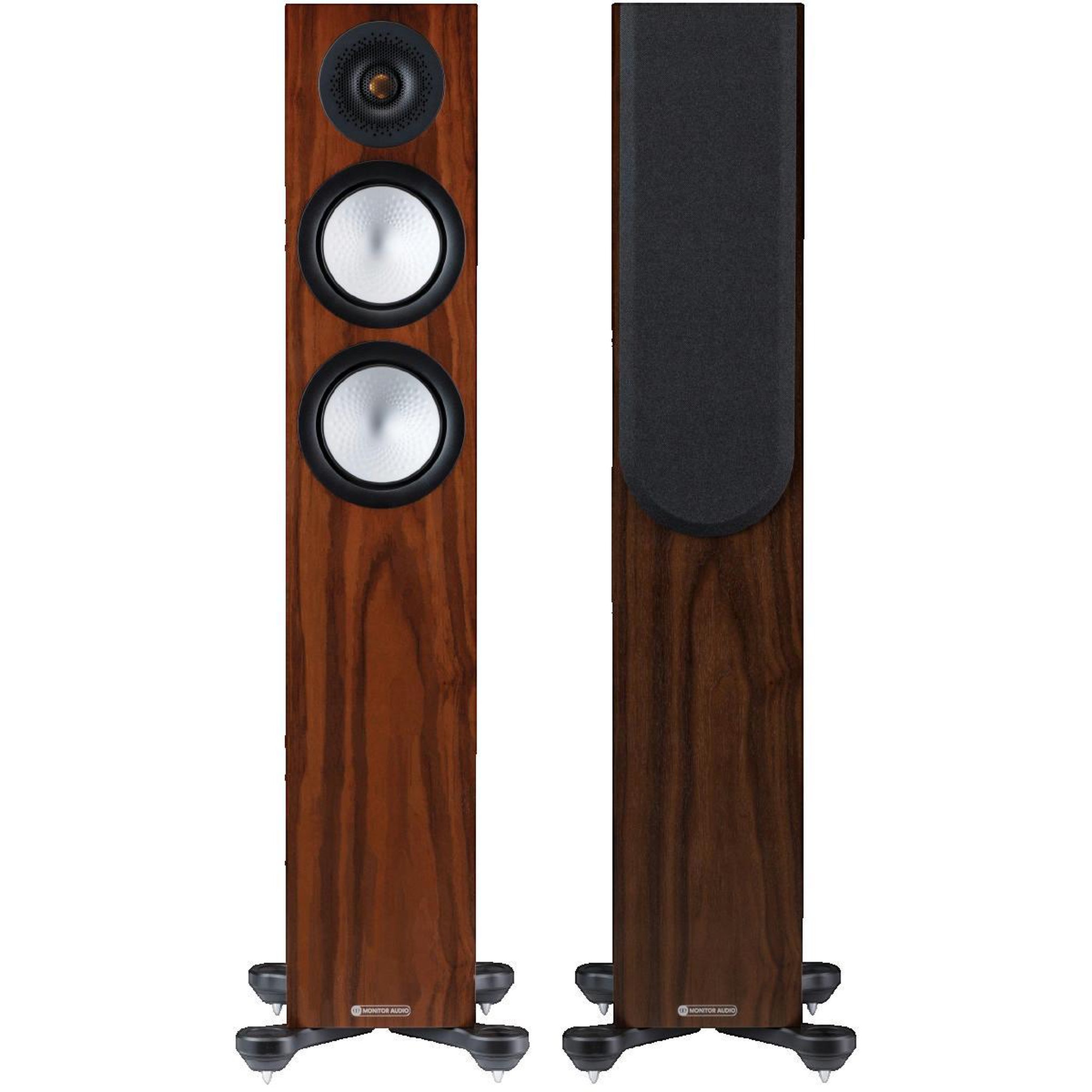 Voir la diapositive 3 : MONITOR AUDIO Haut-parleur colonne Monitor Audio Silver 200 7G en noyer