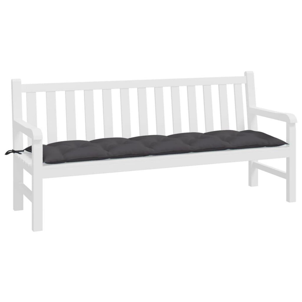 VIDAXL Coussin de banc de jardin anthracite 180x50x7 cm tissu oxford