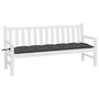 Voir la diapositive 3 : VIDAXL Coussin de banc de jardin anthracite 180x50x7 cm tissu oxford