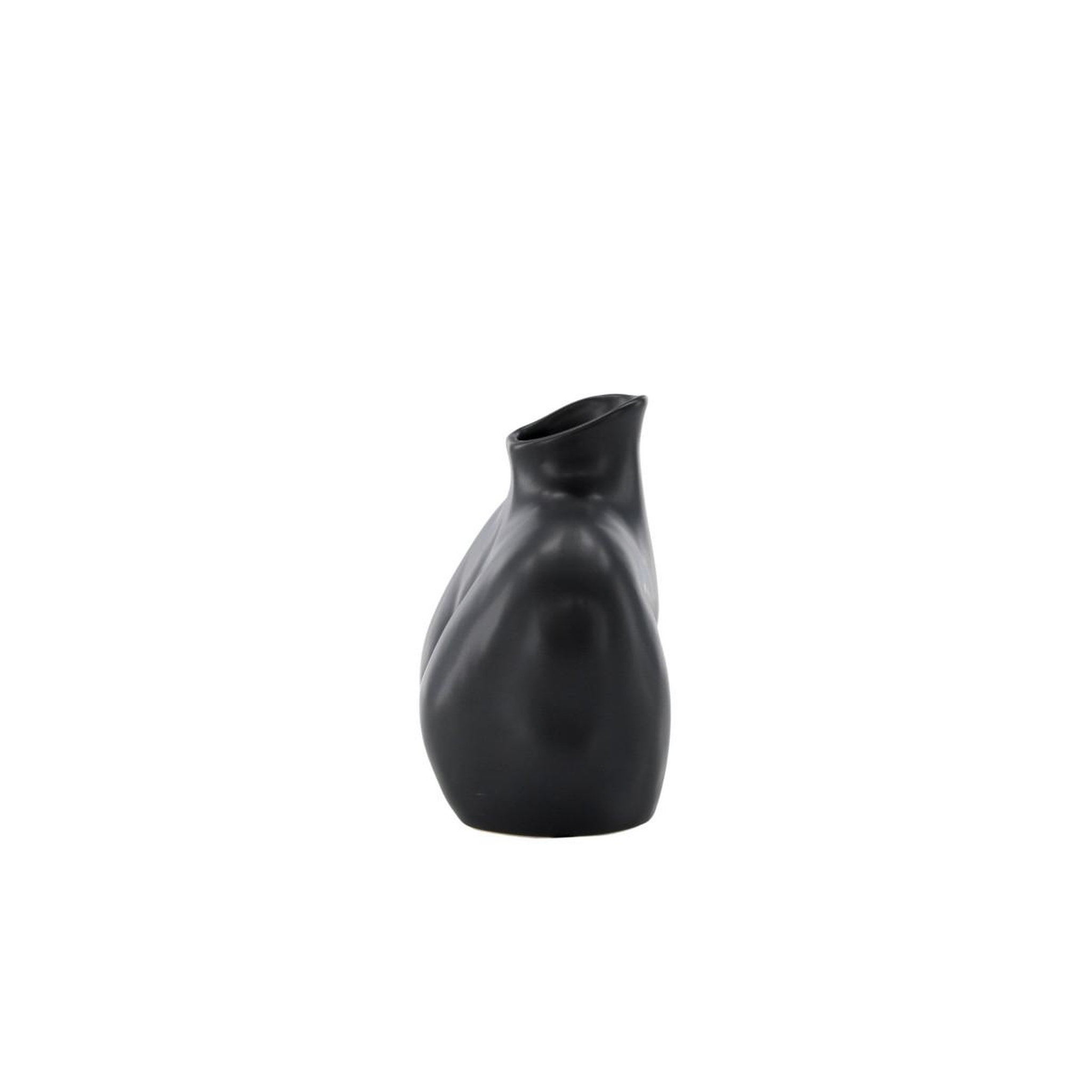 Voir la diapositive 2 : Paris Prix Vase corps féminin en céramique  harvey  17cm noir