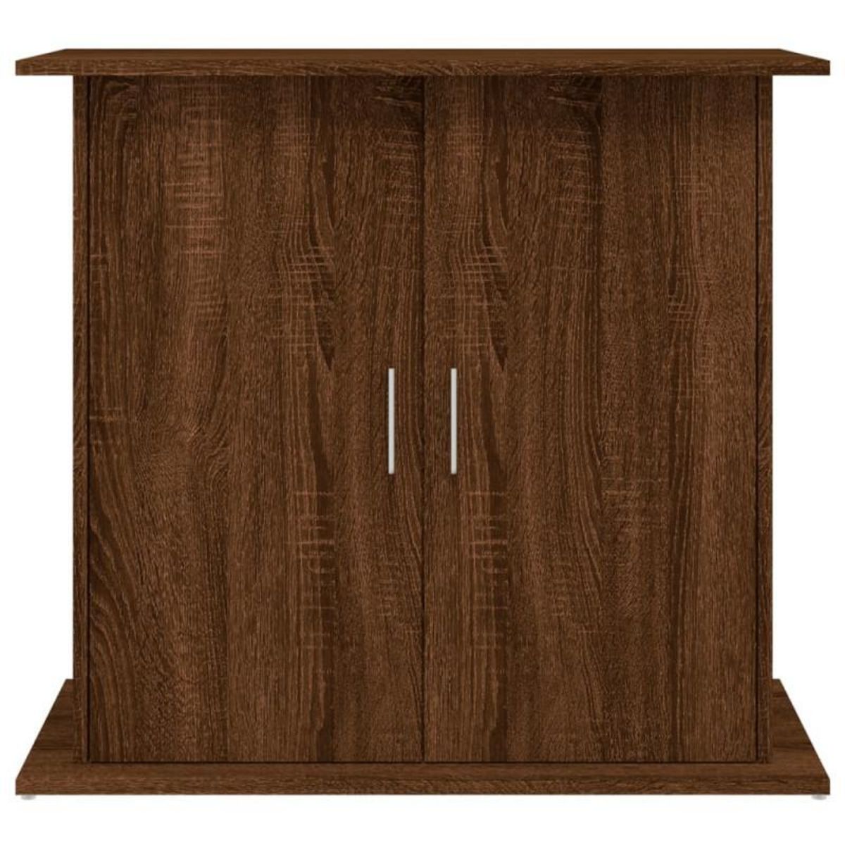 VIDAXL Support pour aquarium chêne marron 81x36x73cm bois d ingénierie