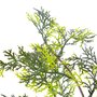 VIDAXL Plante artificielle avec pot Cypres Vert 90 cm