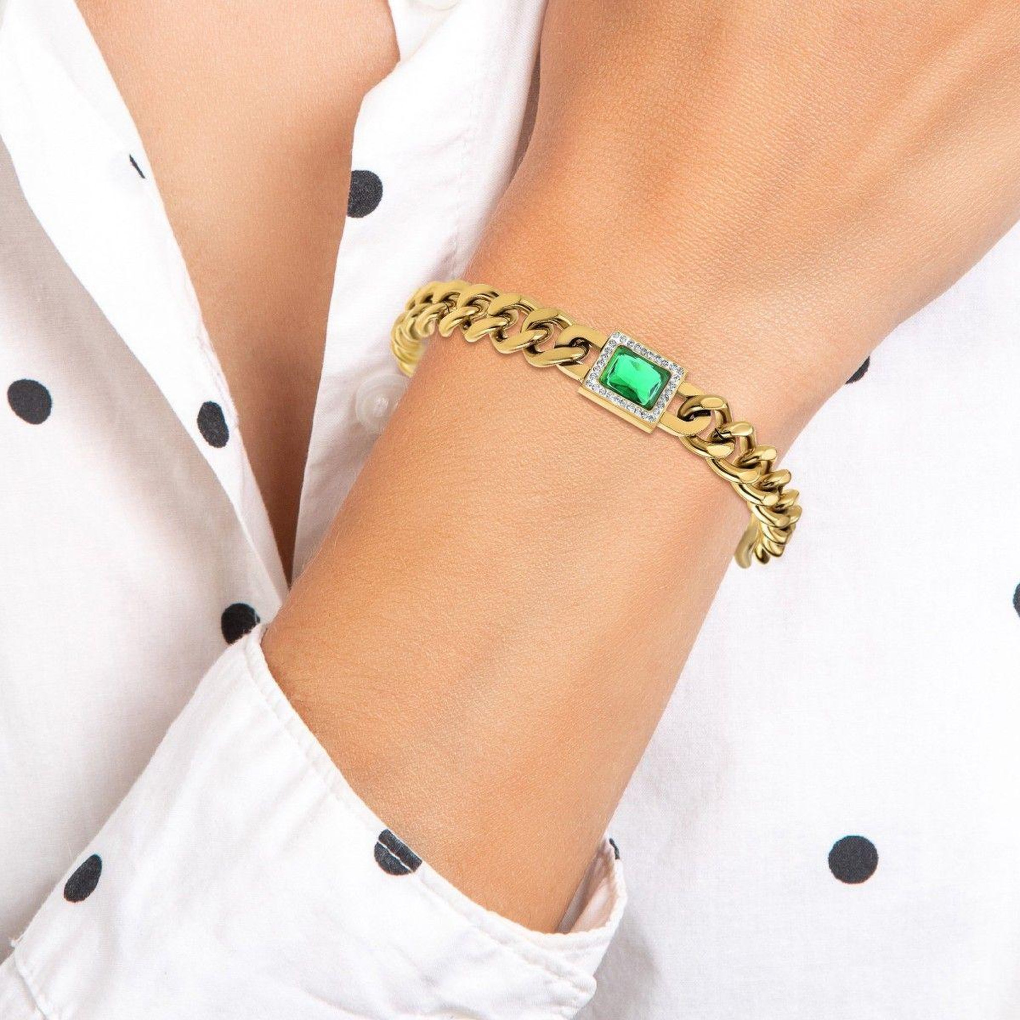 Voir la diapositive 2 : SC BOHEME Bracelet SC Bohème orné de Cristaux scintillants