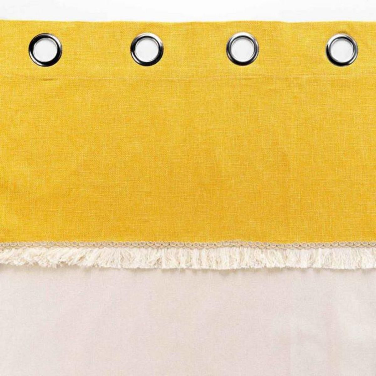 Paris Prix Rideau à Œillets  Cancun  140x240cm Jaune