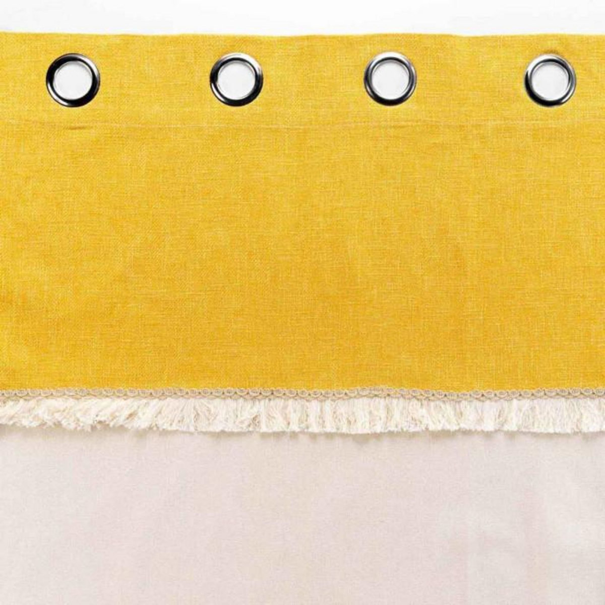 Paris Prix Rideau à Œillets  Cancun  140x240cm Jaune