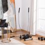 Voir la diapositive 2 : HOMCOM Stepper avec guidon extenseurs écran LCD multifonction acier ABS gris noir