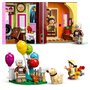 LEGO Disney 43217 -  La Maison de « Là-Haut », Jouet avec Ballons, Figurines Carl, Russell et Doug, Maquette Collection, 100ème Anniversaire Disney, Idée Cadeau Iconique