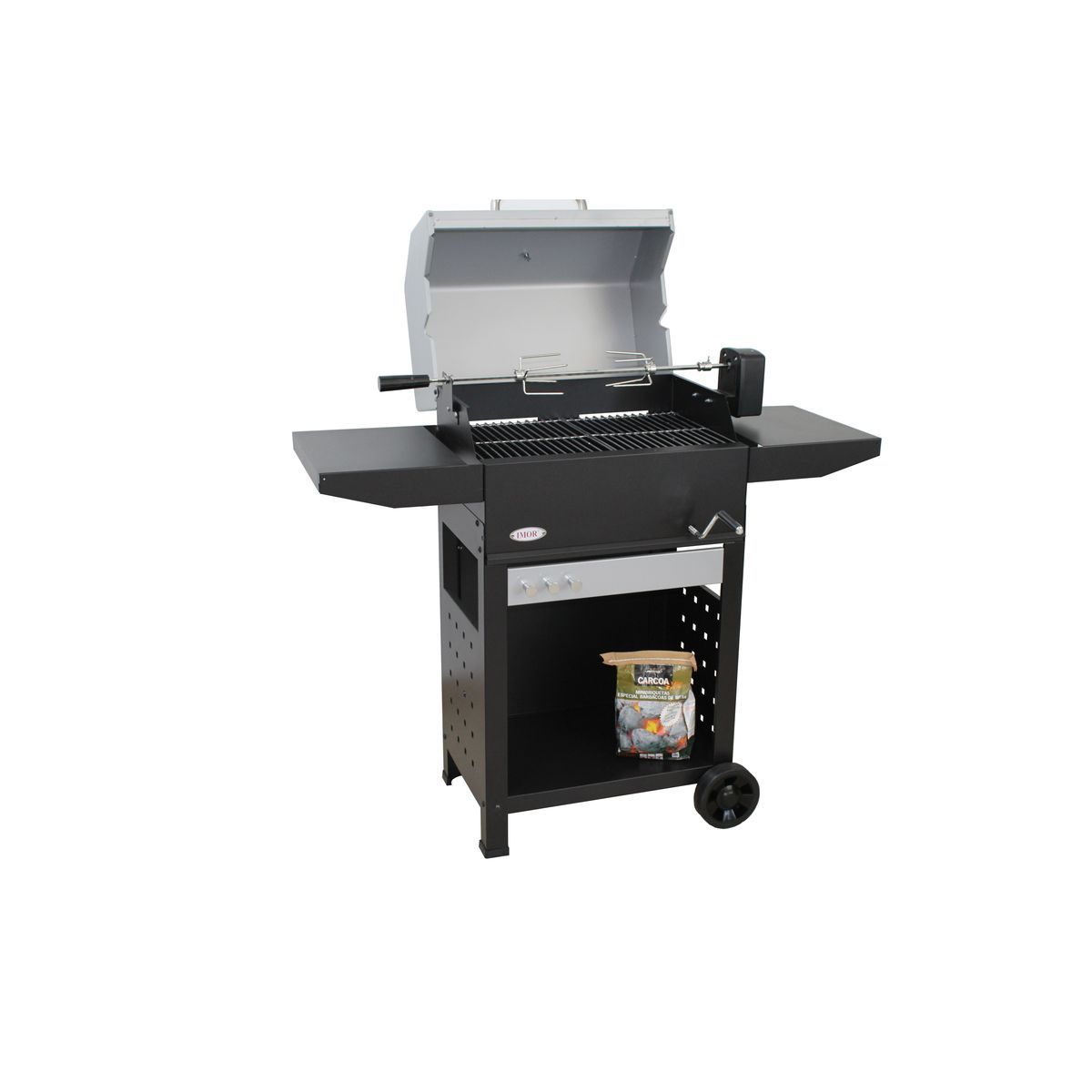Imor Barbecue charbon de bois en acier MONTORO