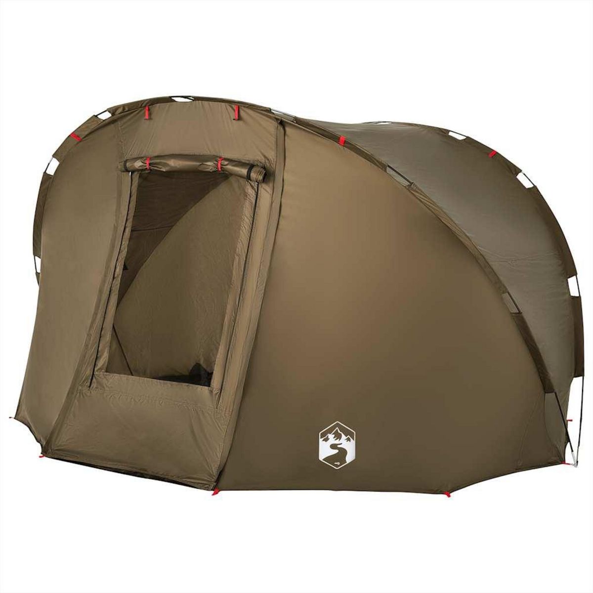 VIDAXL Tente de peche 5 personnes vert olive impermeable