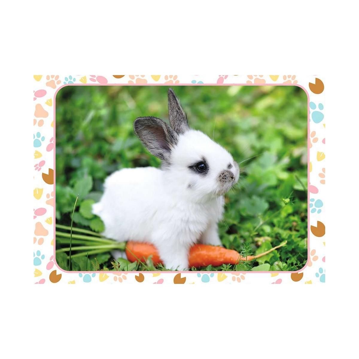 Nathan Puzzle Lapin et Carotte 45 Pièces - Jeu Éducatif pour Enfants