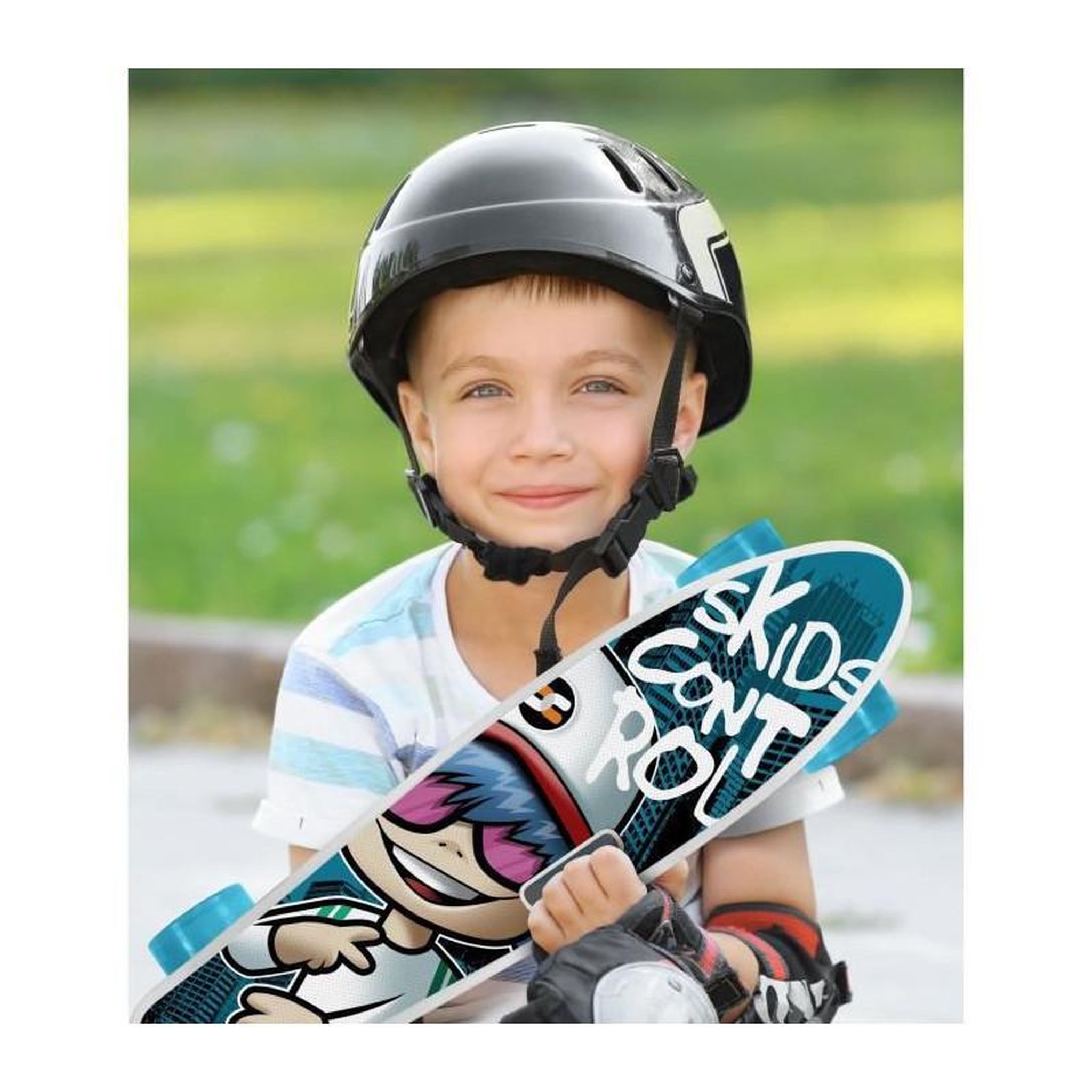 Voir la diapositive 5 : STAMP STAMP Skateboard 22 x 6 avec poignee Skids Control