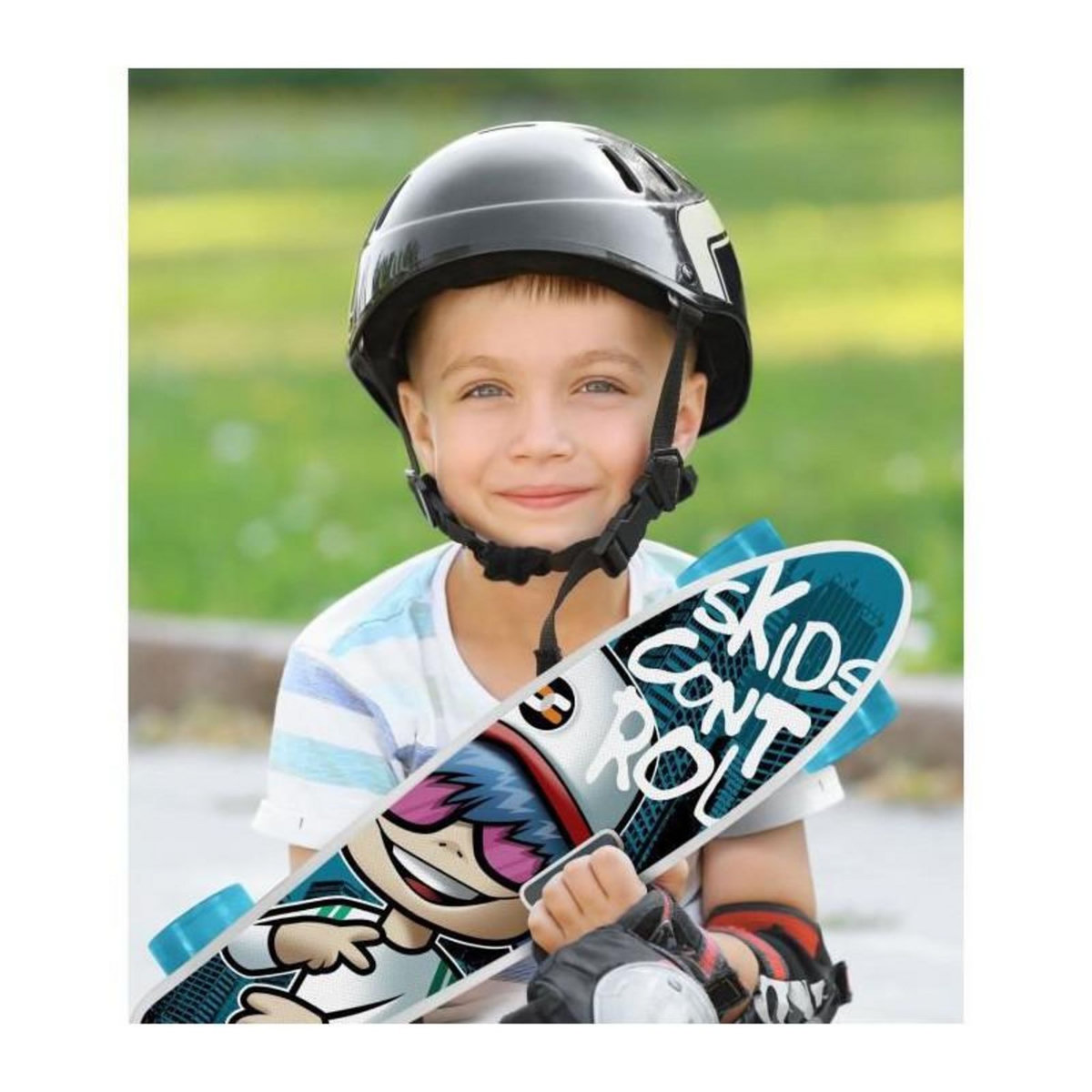 STAMP STAMP Skateboard 22 x 6 avec poignee Skids Control