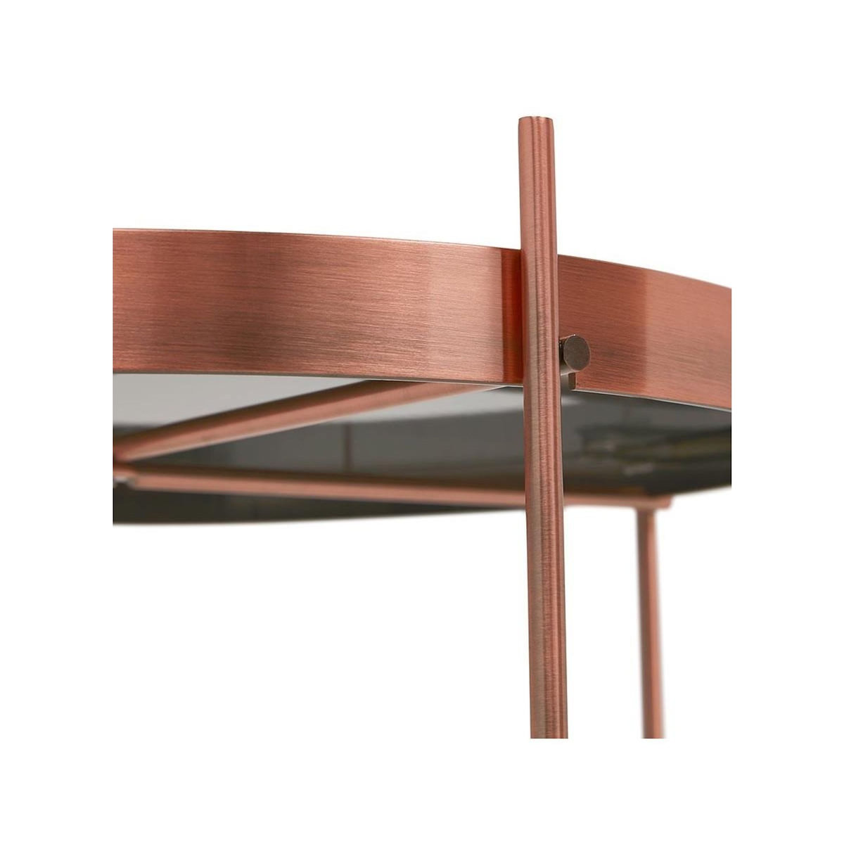 Paris Prix Table d'Appoint Ronde Pliable  Minois  45cm Cuivre