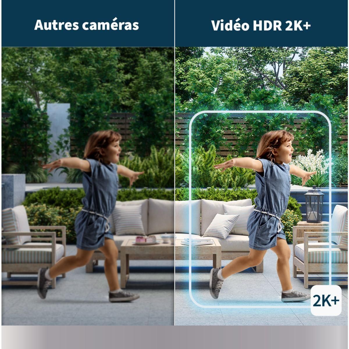 ARLO Caméra de surveillance 4 caméras Pro 5 2K+ Spotlight