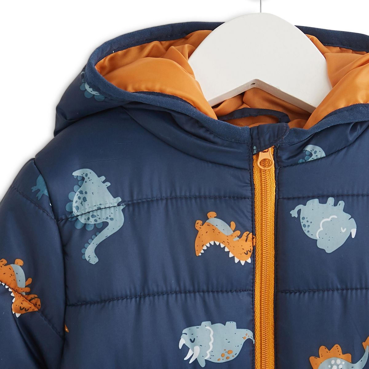 IN EXTENSO Doudoune légére dinosaures bébé garçon