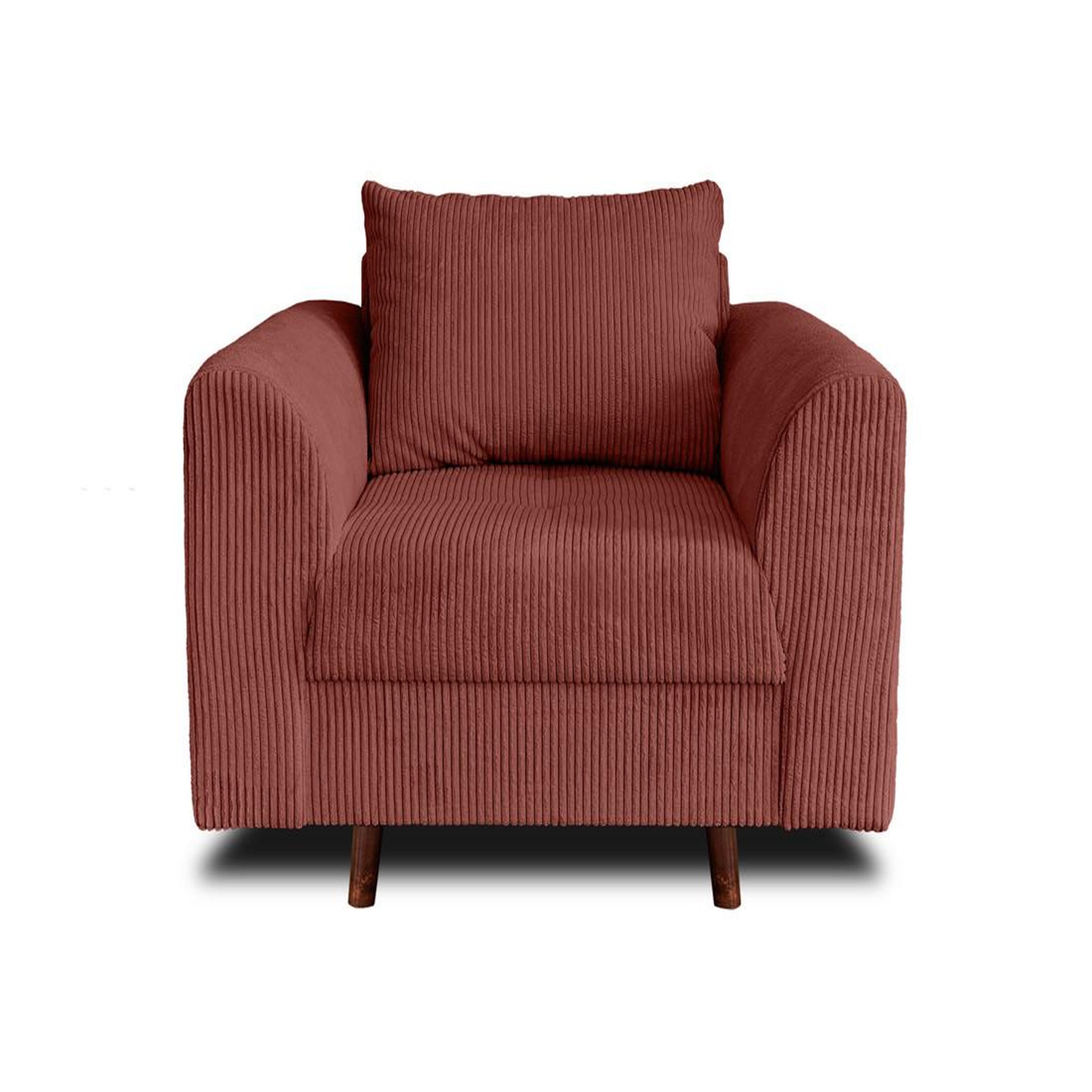 Voir la diapositive 1 : LISA DESIGN Rune - fauteuil - en velours côtelé