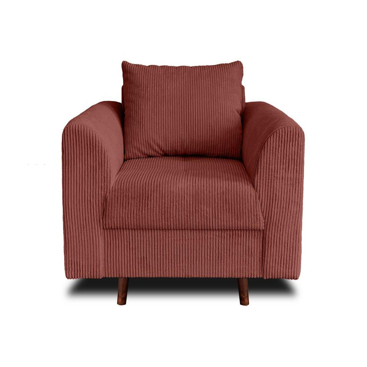 LISA DESIGN Rune - fauteuil - en velours côtelé