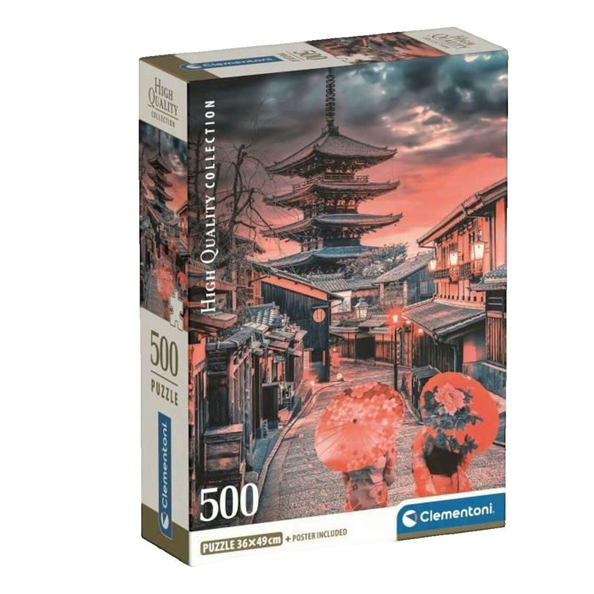 CLEMENTONI Puzzle Clementoni Compact 500 pièces evening in kyoto