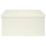 Voir la diapositive 2 : Paris Prix Banc Pliable & Coffre  Eleonor  76cm Beige