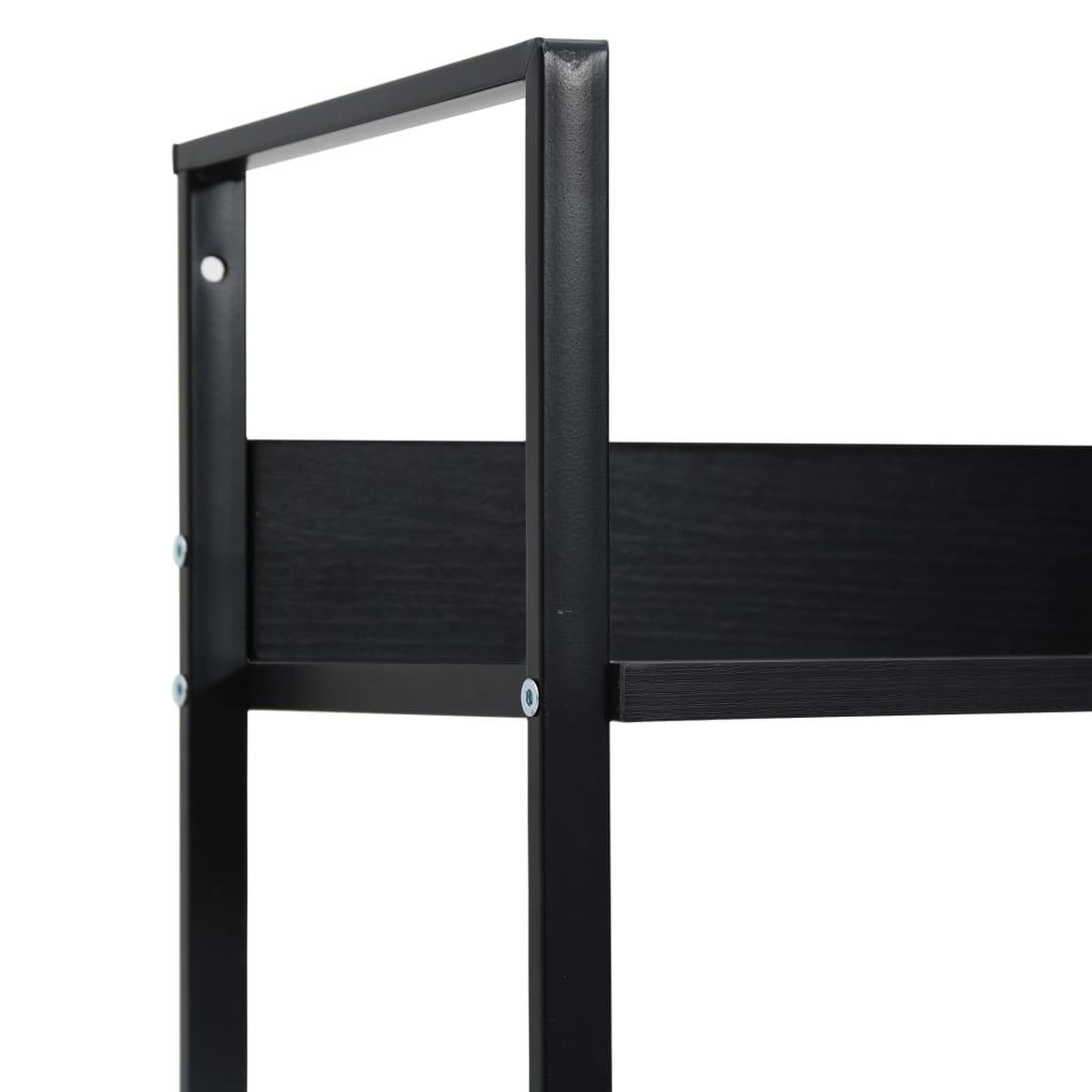 Voir la diapositive 5 : VIDAXL Bibliotheque a 5 niveaux noir 60x27,6x158,5cm bois d'ingenierie