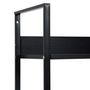 Voir la diapositive 5 : VIDAXL Bibliotheque a 5 niveaux noir 60x27,6x158,5cm bois d'ingenierie