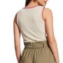 Voir la diapositive 2 : MORGAN Débardeur Beige/ Femme Morgan DLOLI