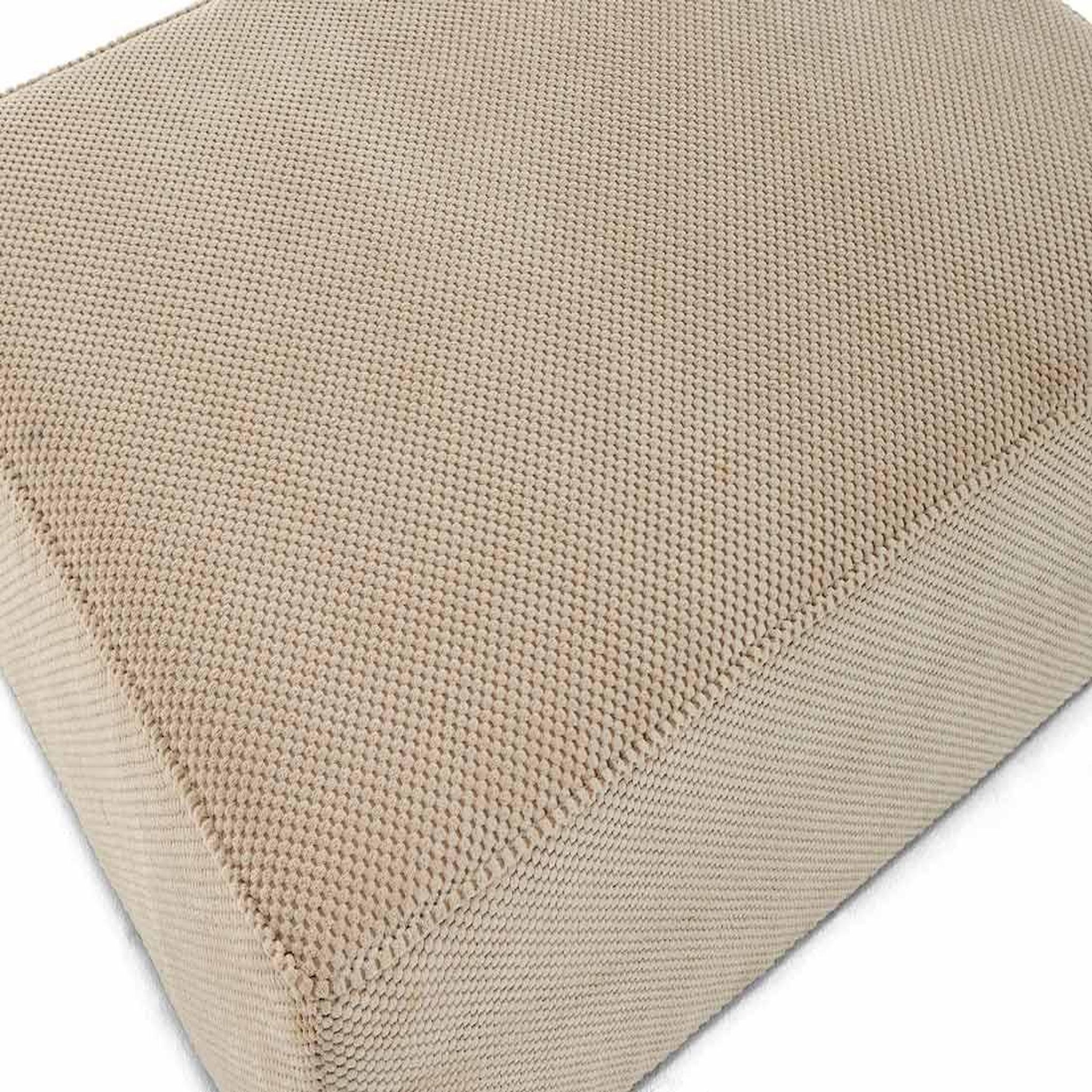 Voir la diapositive 5 : BEST MOBILIER Topaze - pouf - en velours texturé