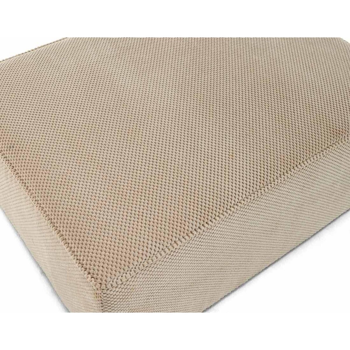 BEST MOBILIER Topaze - pouf - en velours texturé